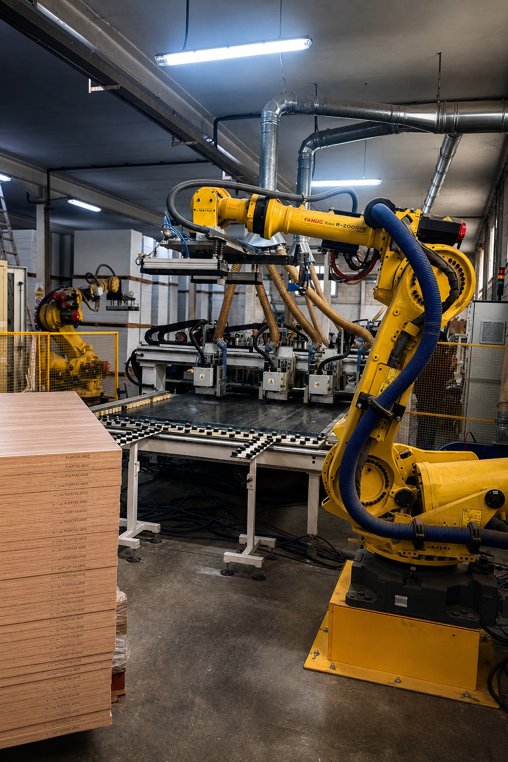 Robótica de última generación en la fábrica de Puertas ARSE